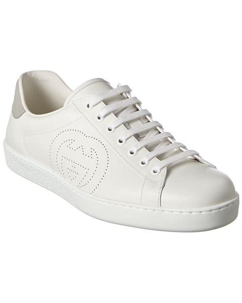 gucci ace leather sneaker replica|gucci ace sneakers interlocking g.